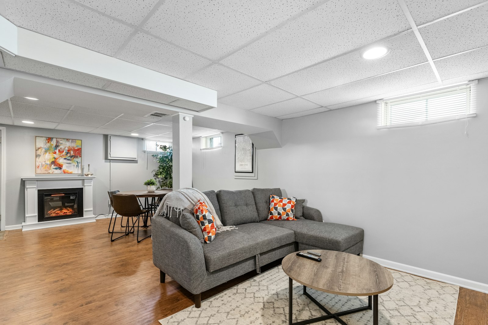 Finished basement
