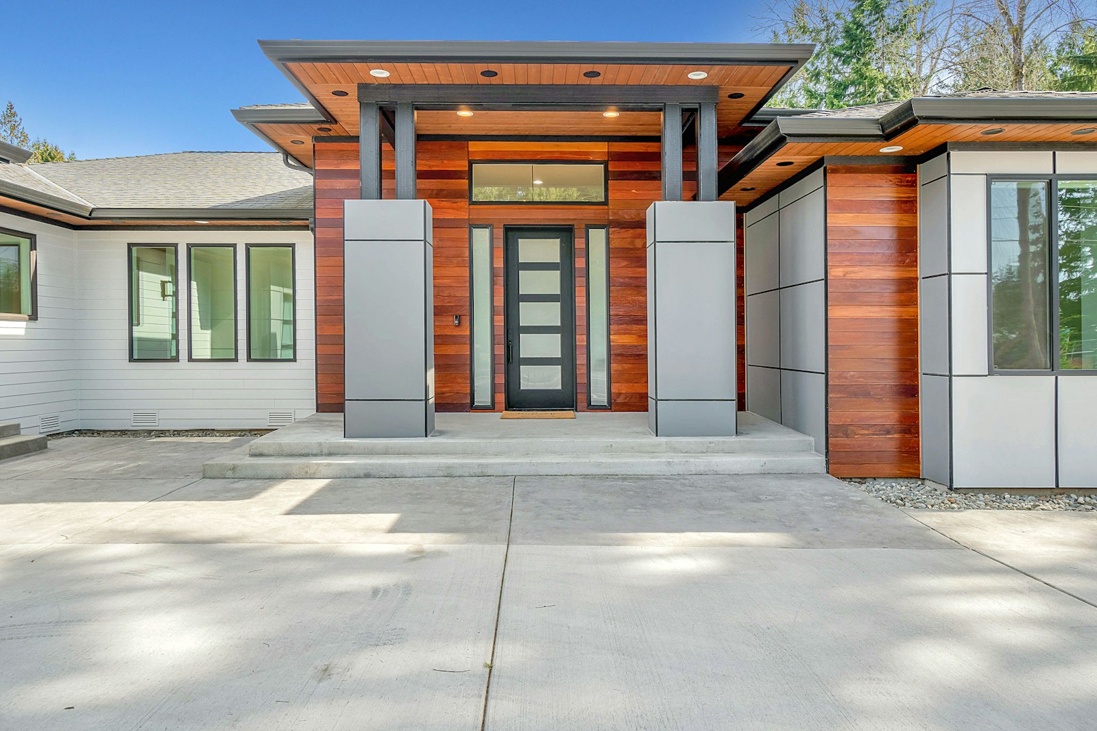 Custom home exterior